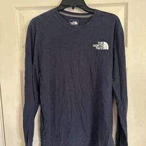 The North Face Blue Long Sleeve Tee
